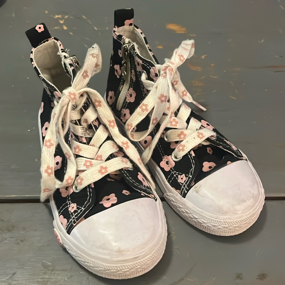 Tommy Bahama Flower High Top Sneakers Toddler 10